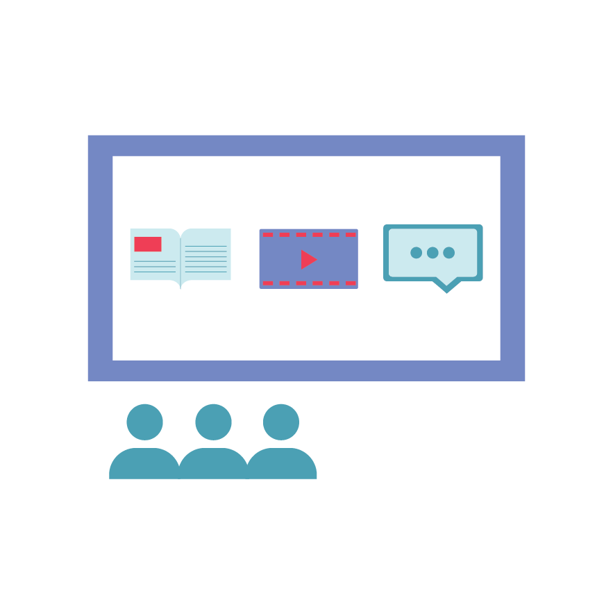 Icon depicting user training