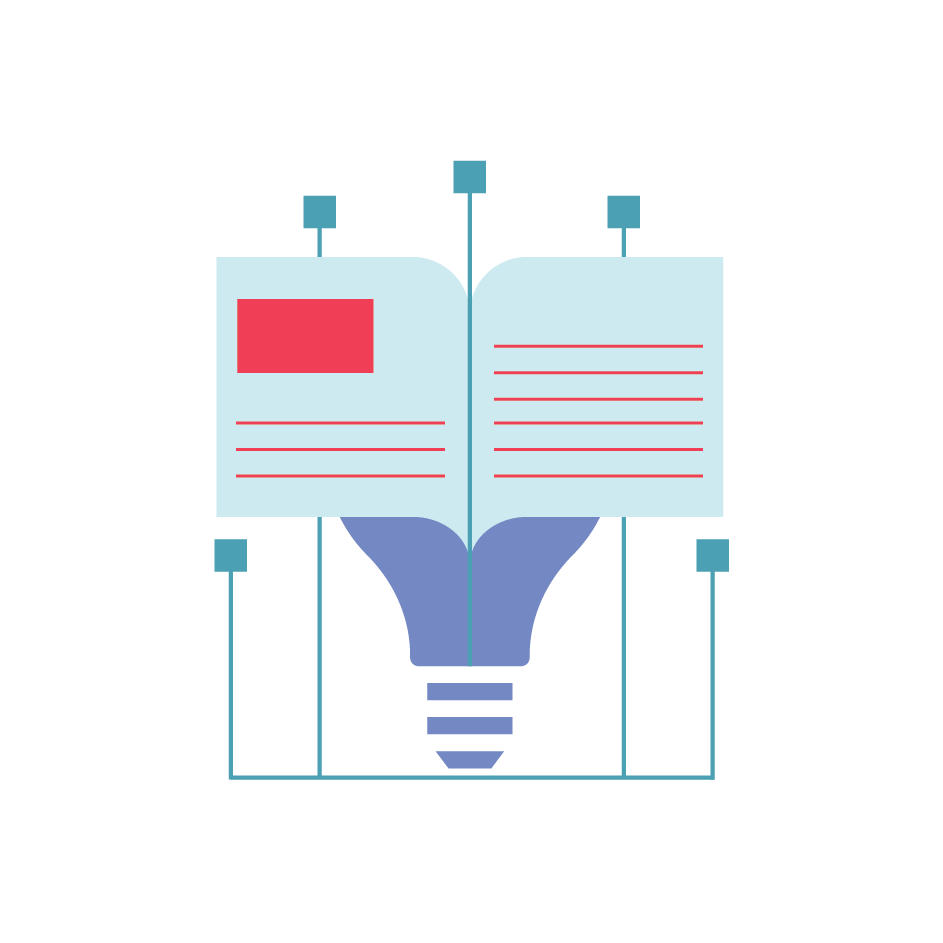 Icon depicting knowledge management